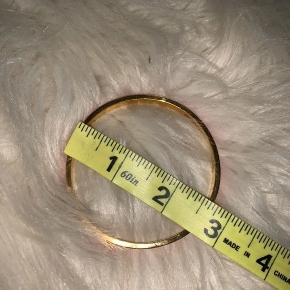 Kate spade pink enamel gold bangle bracelet - Picture 2 of 3